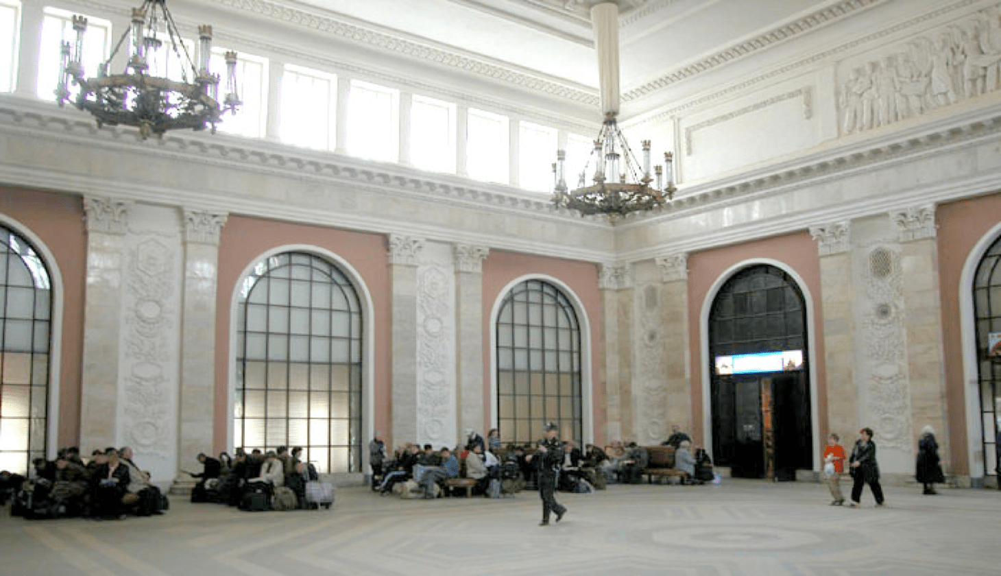 Московский вокзал Санкт-Петербург зал ожидания